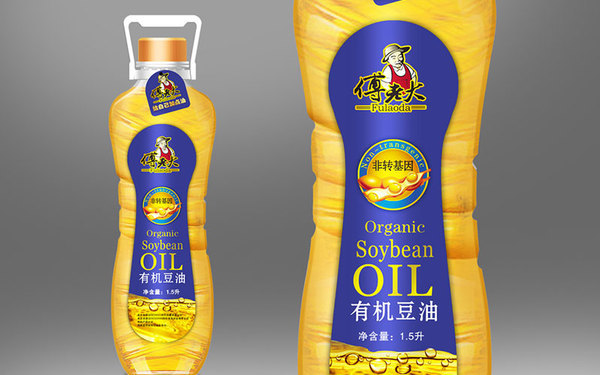 傅老大大豆油品牌包裝設計