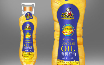 傅老大大豆油品牌包装设计