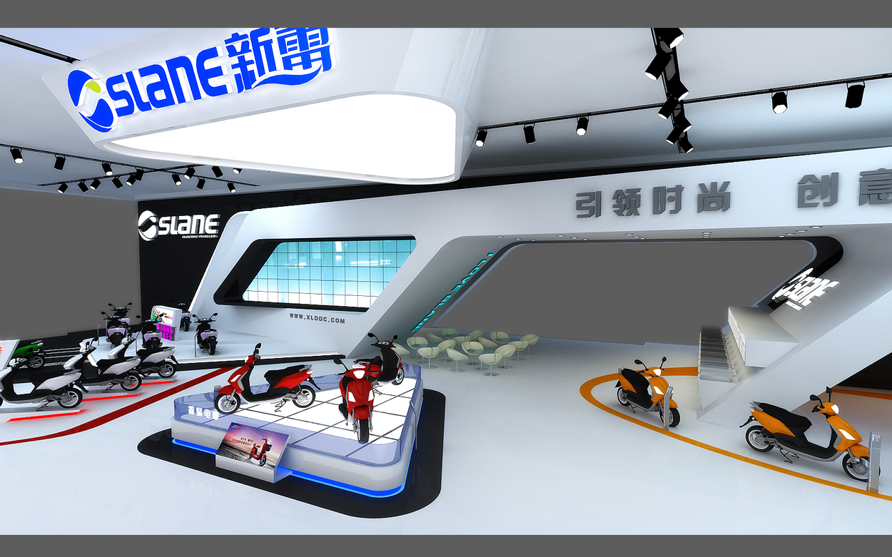 新蕾--2014年天津自行车博览会设计制作方案图4