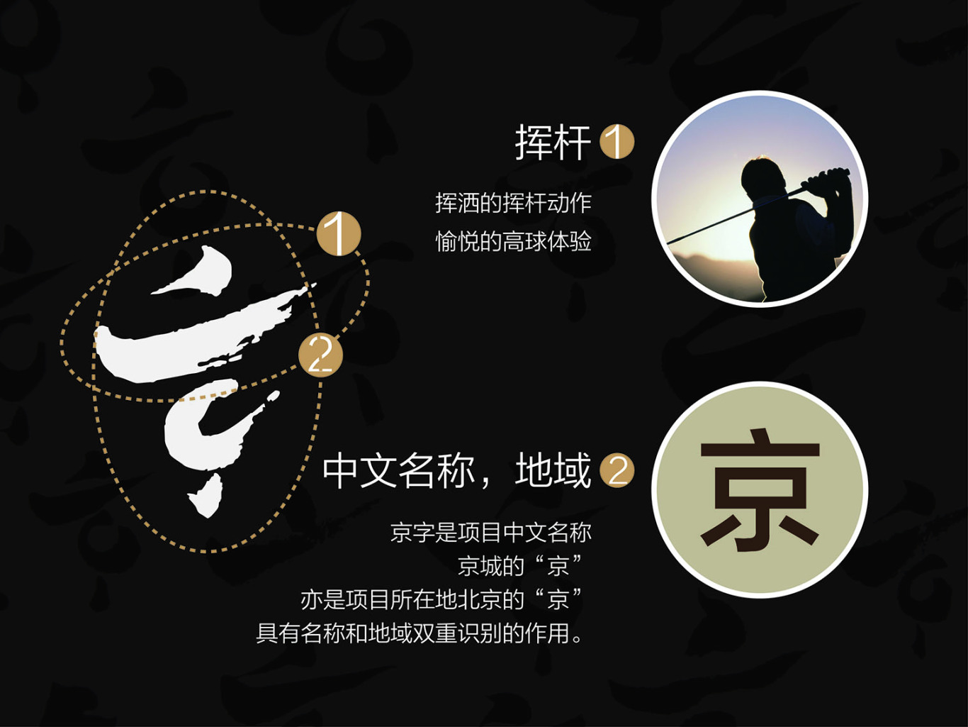 北京大興京城高爾夫俱樂部LOGO設計圖5