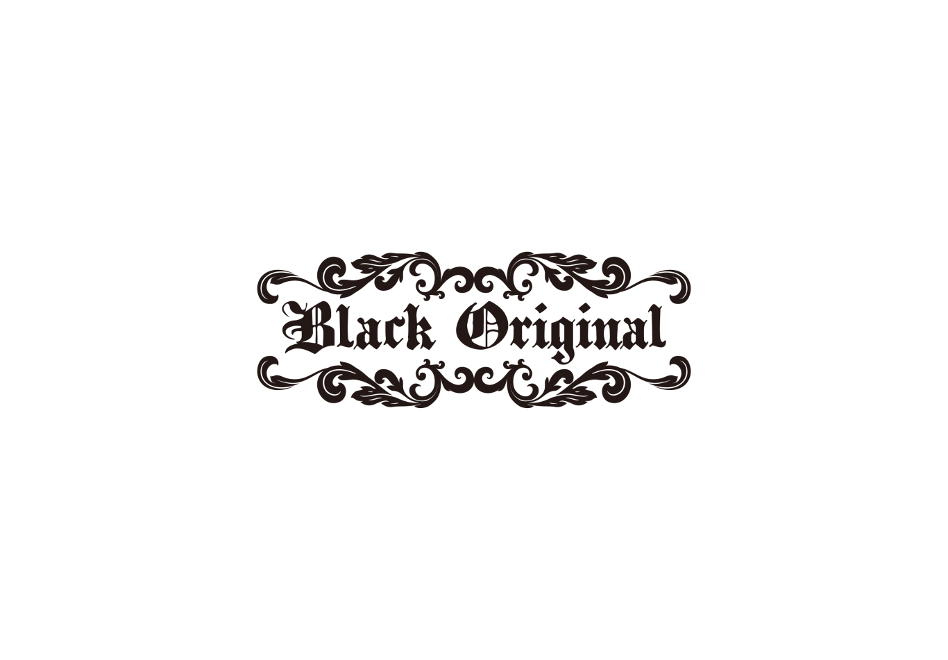 BLACK ORIGINAL字体设计图1