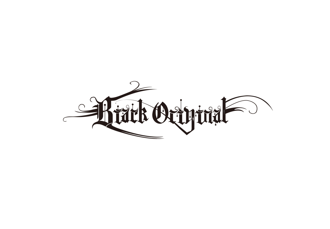 BLACK ORIGINAL字体设计图3