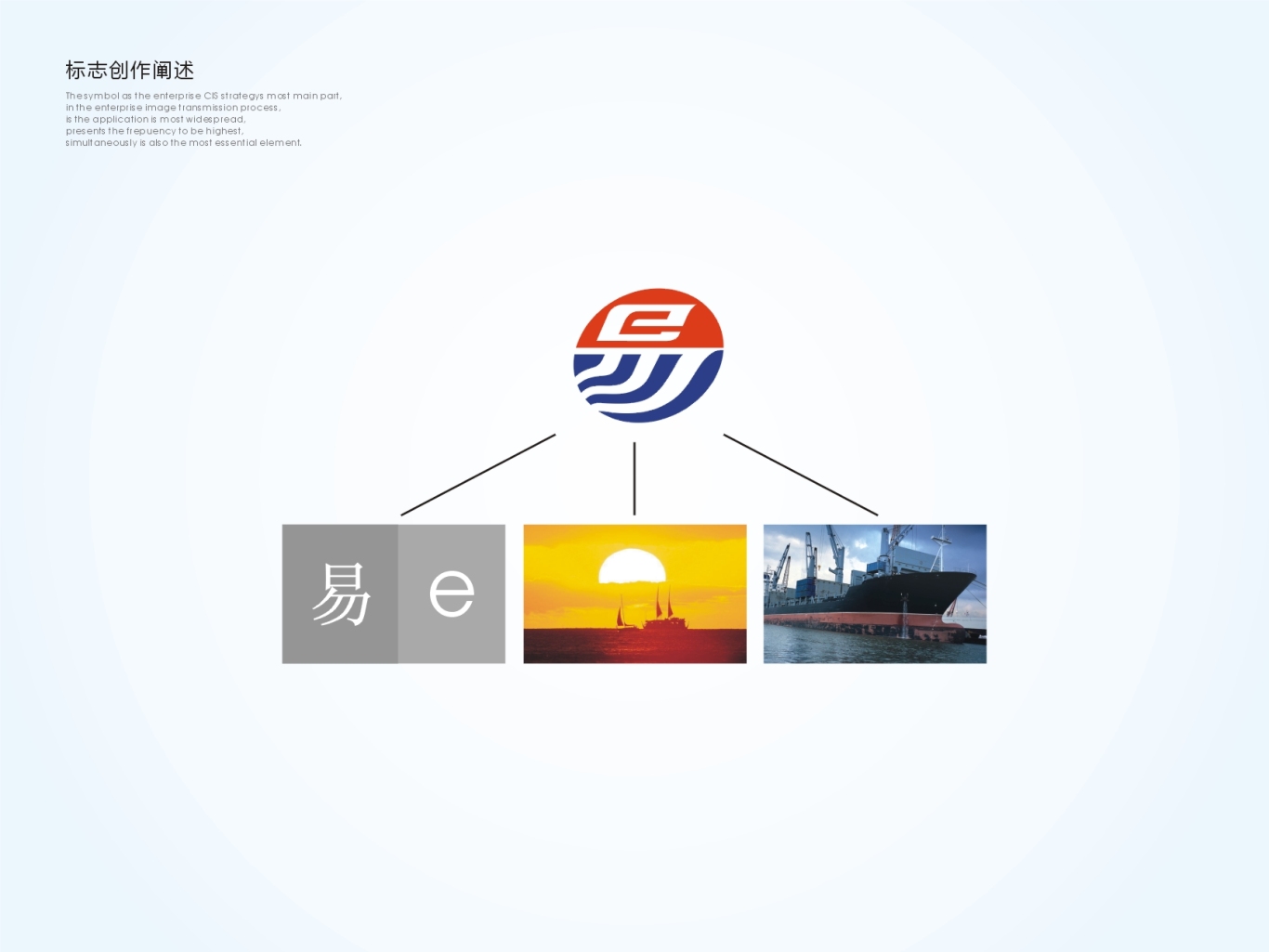 大连易洋船舶管理有限公司标志设计图0