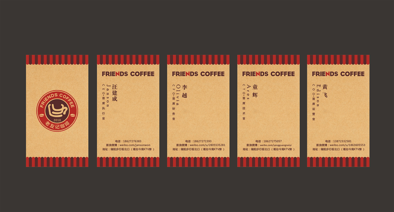 荆州市老友记咖啡连锁店品牌VI设计图4