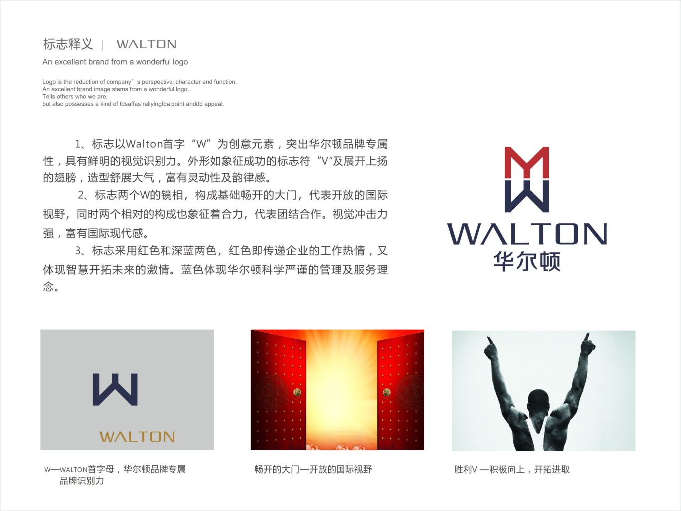 北京華爾頓酒店管理有限公司標志設計圖1