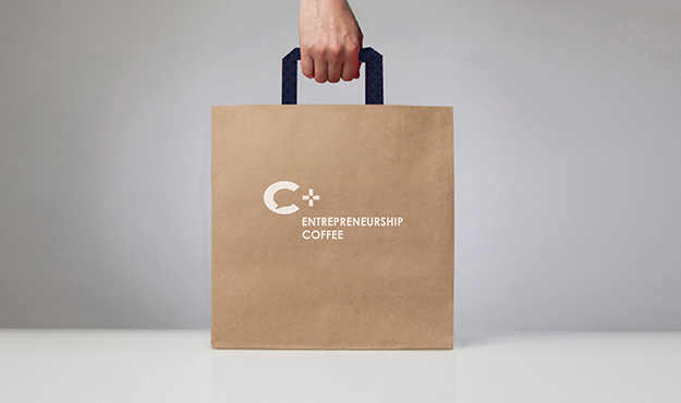 C+创业咖啡厅Logo设计与VIS设计图4