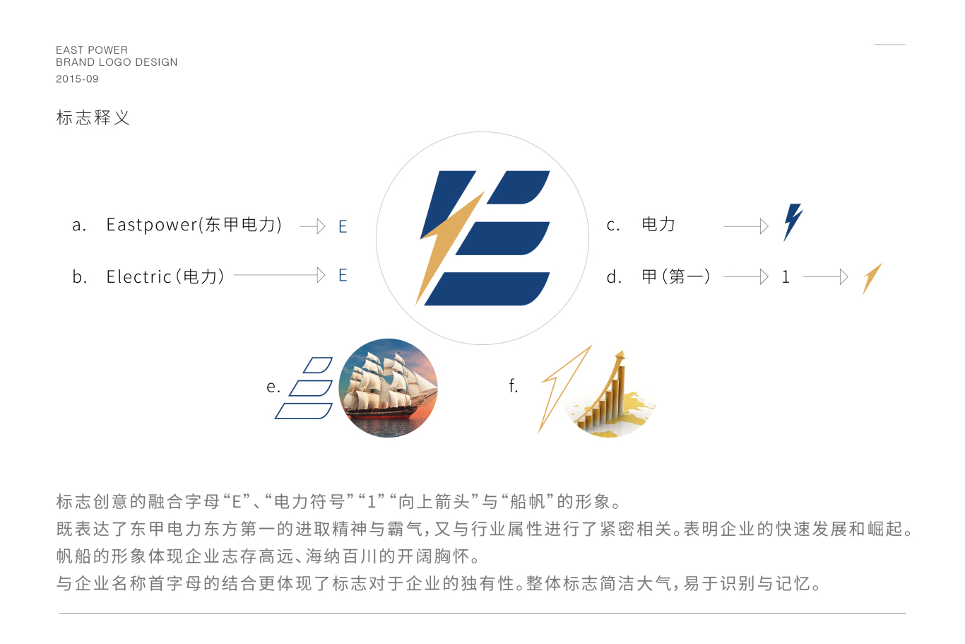东甲电力企业logo设计图3