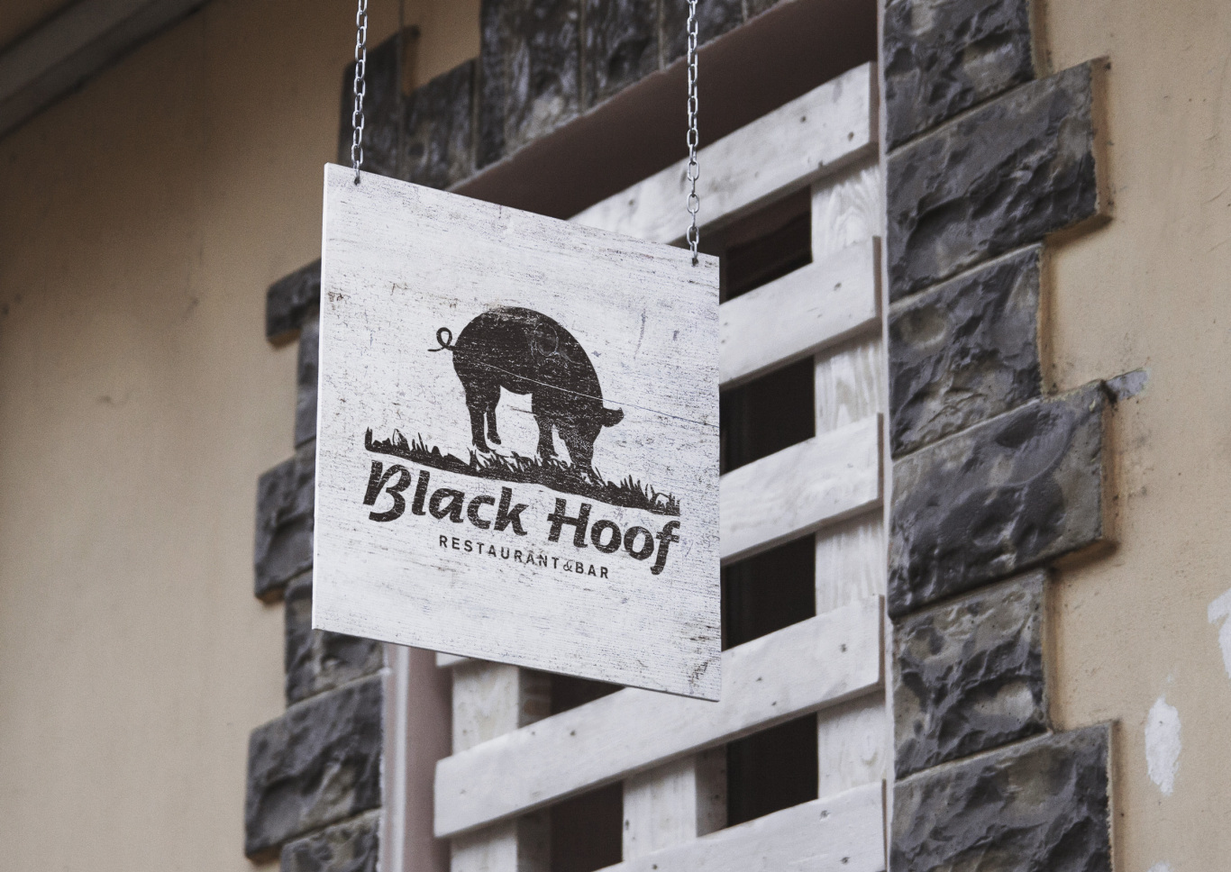 BlackHoof餐厅Logo设计图0