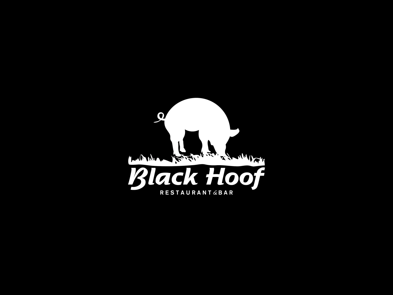 BlackHoof餐厅Logo设计图2