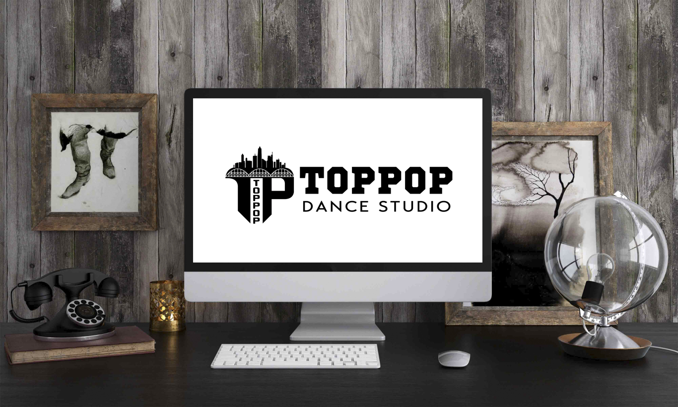 TOPPOP舞蹈生活馆品牌设计图1