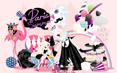 巴黎少女-奇幻的品牌视觉设计