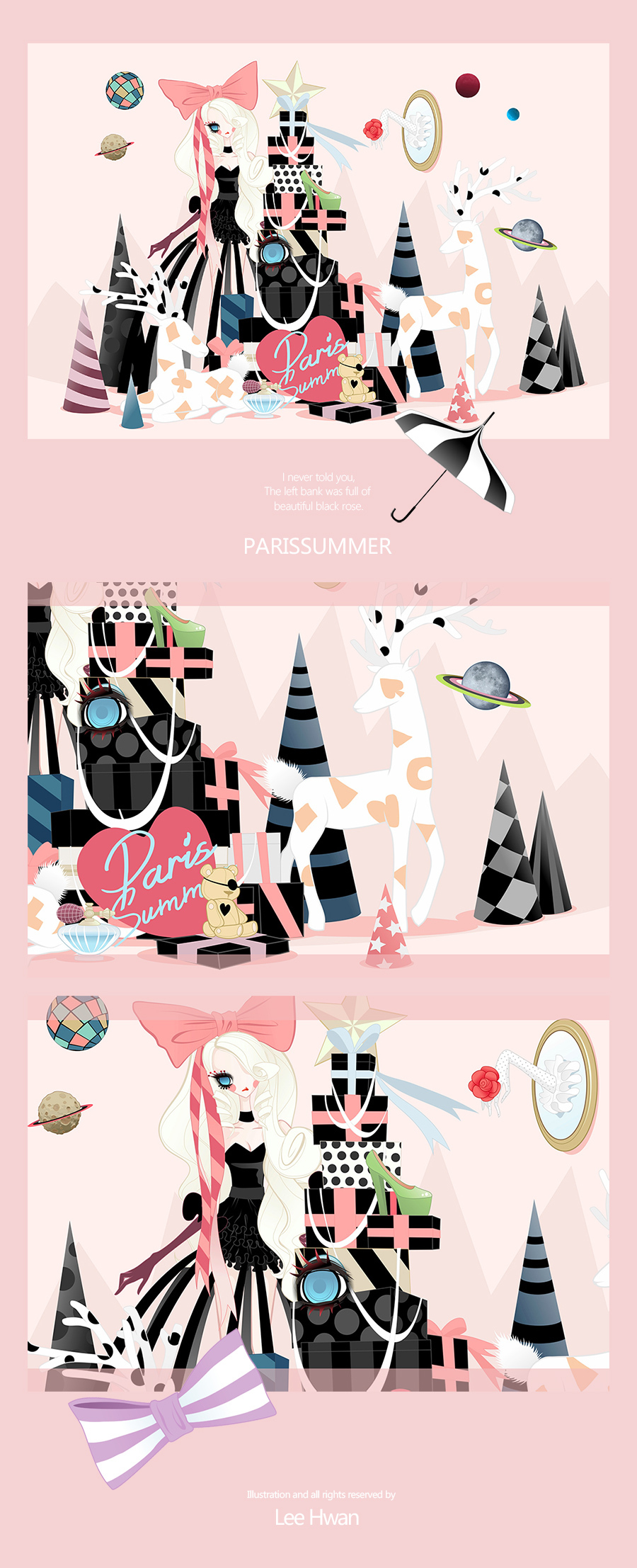 巴黎少女-奇幻的品牌视觉设计图9
