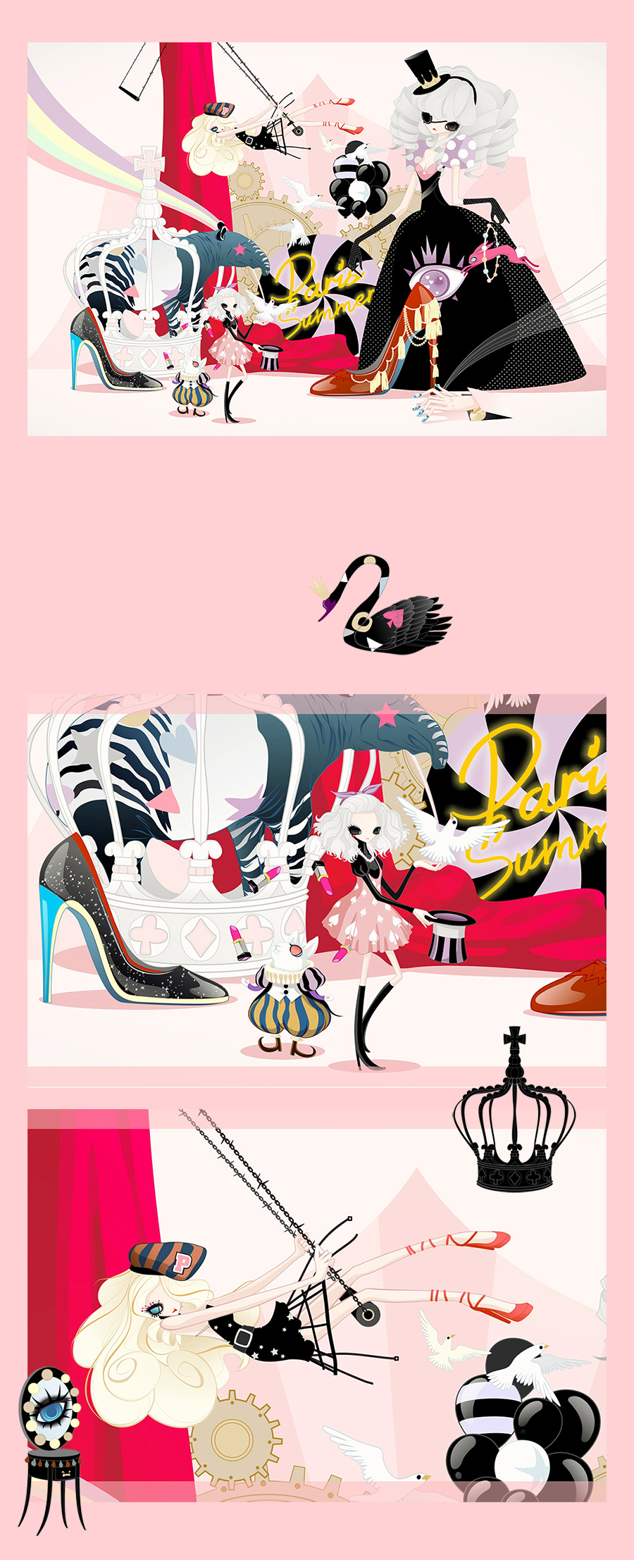 巴黎少女-奇幻的品牌视觉设计图3