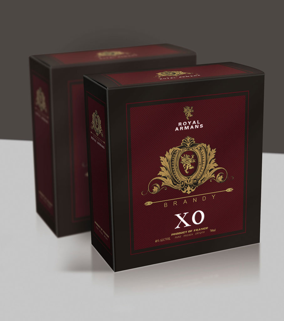 Laurent jouffe品牌的XO纸盒包装设计图4