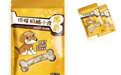 库奇品牌的犬用奶酪袋子设计