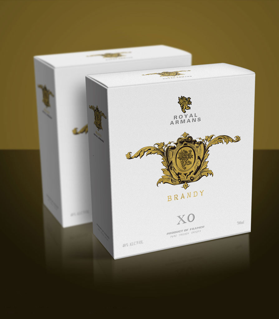 Laurent jouffe品牌的XO纸盒包装设计图2