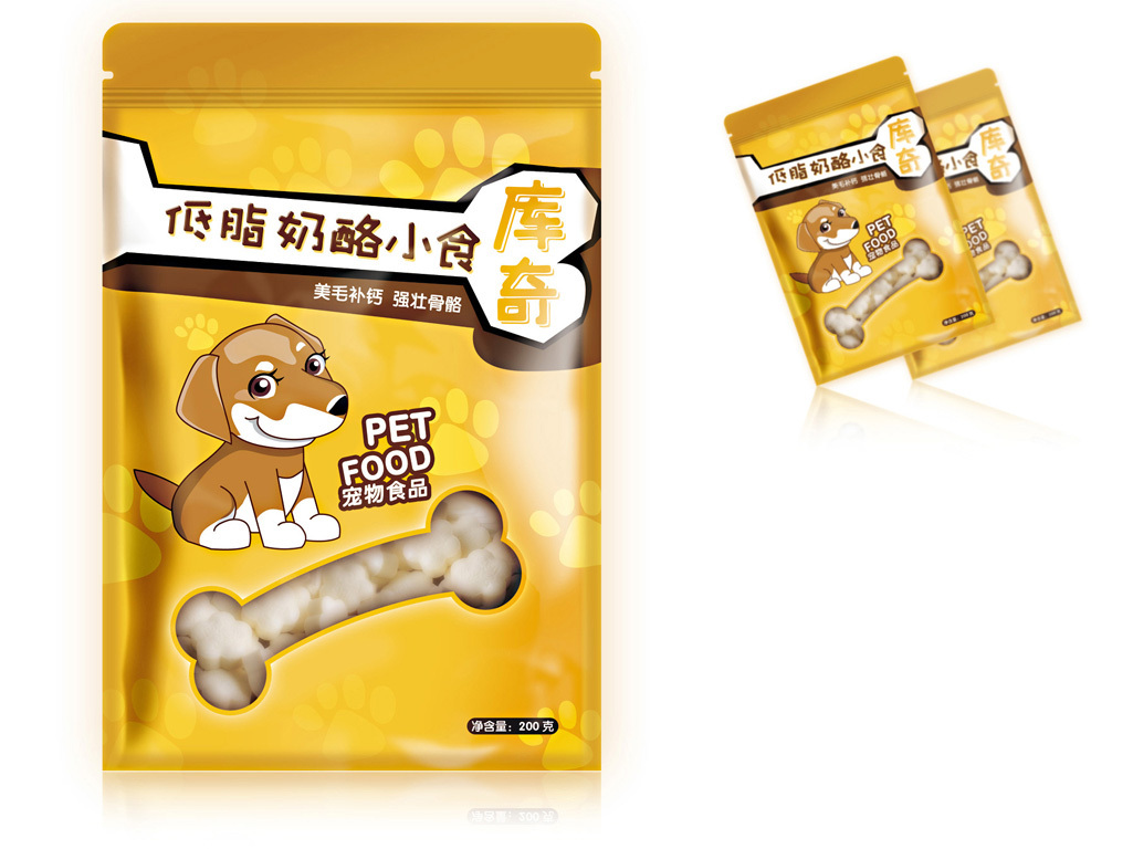 库奇品牌的犬用奶酪袋子设计图1