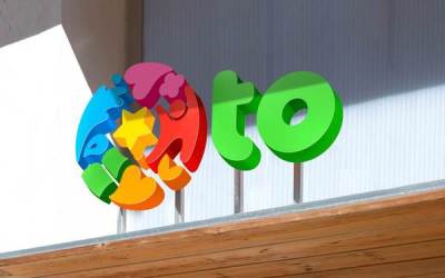 OTO国际幼儿园logo设计