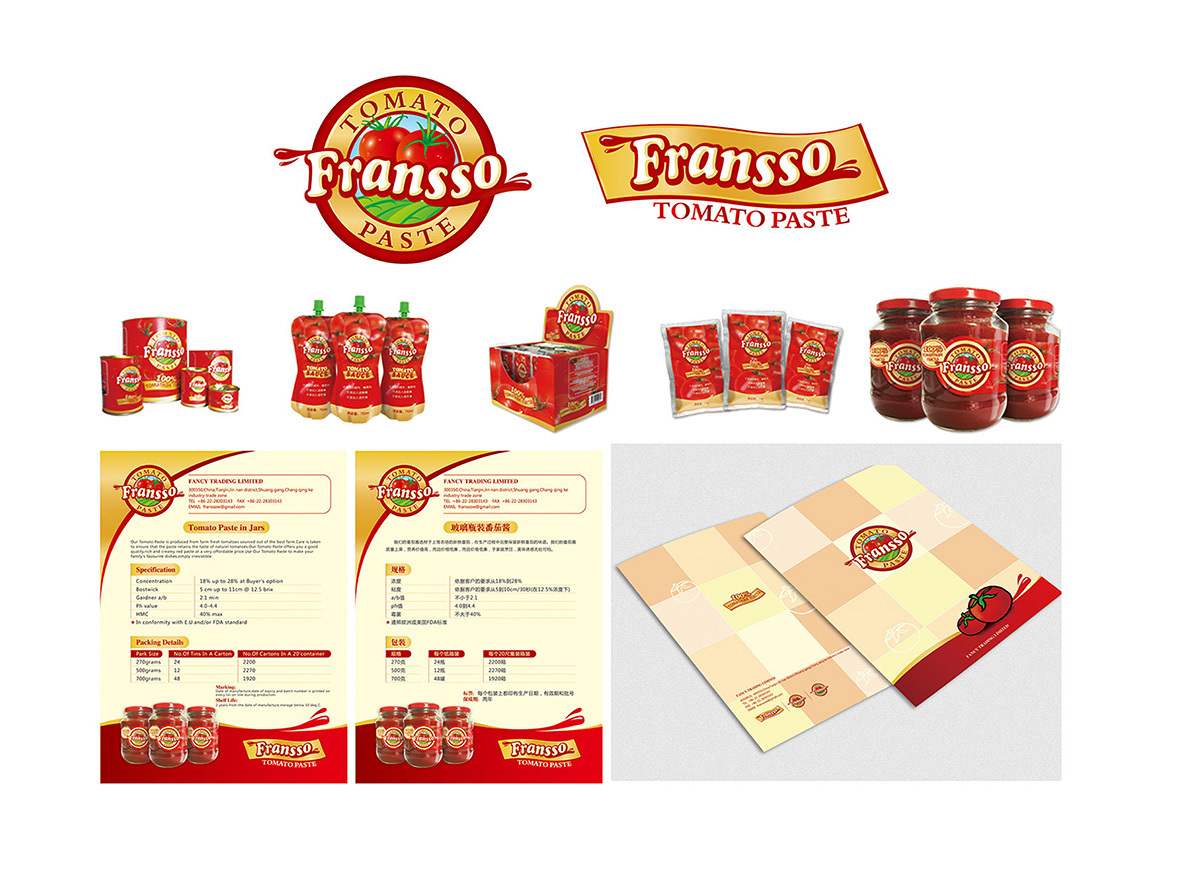 FRANSSO番茄酱品牌VI物料图6