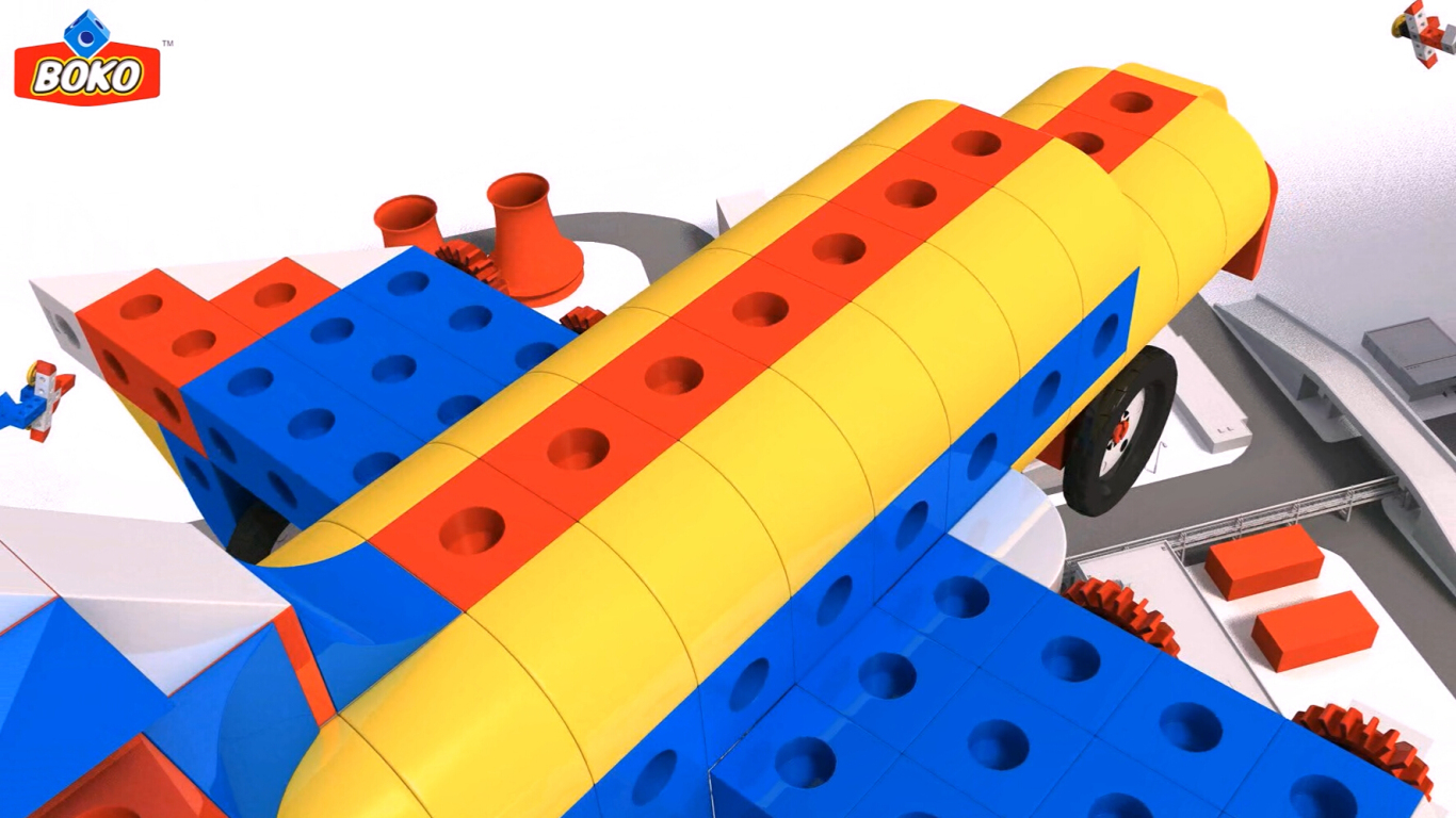 积木玩具三维动画宣传片图1