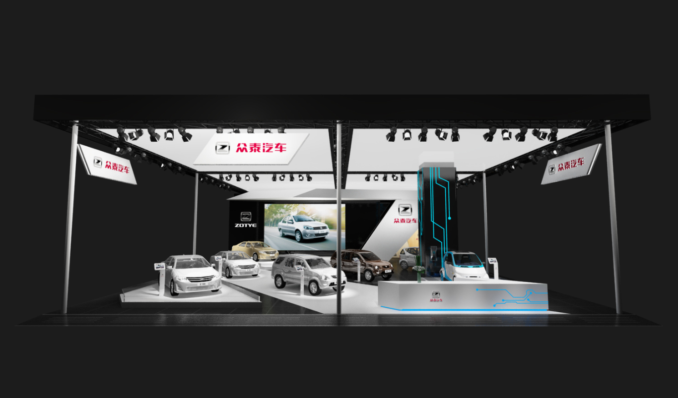 2014年北京国际车展众泰展位图2
