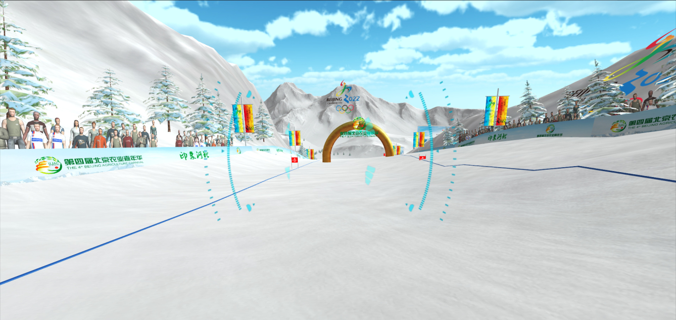 VR虚拟互动滑雪图4