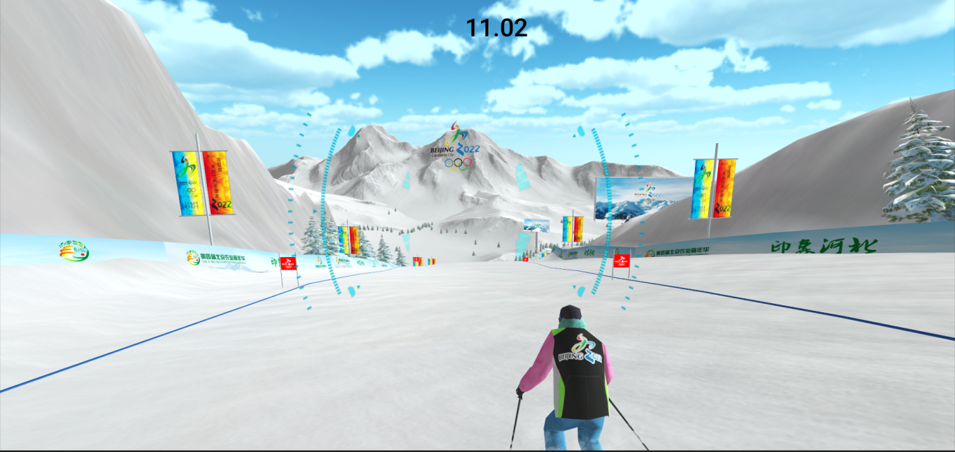 VR虚拟互动滑雪图3