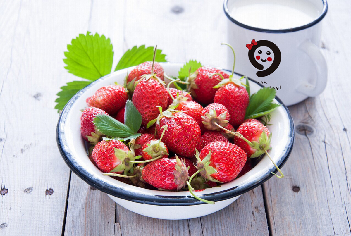 水果品牌草莓姐姐 logo设计图7