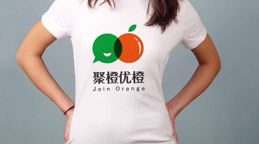 水果品牌 聚橙优橙 logo设计图1