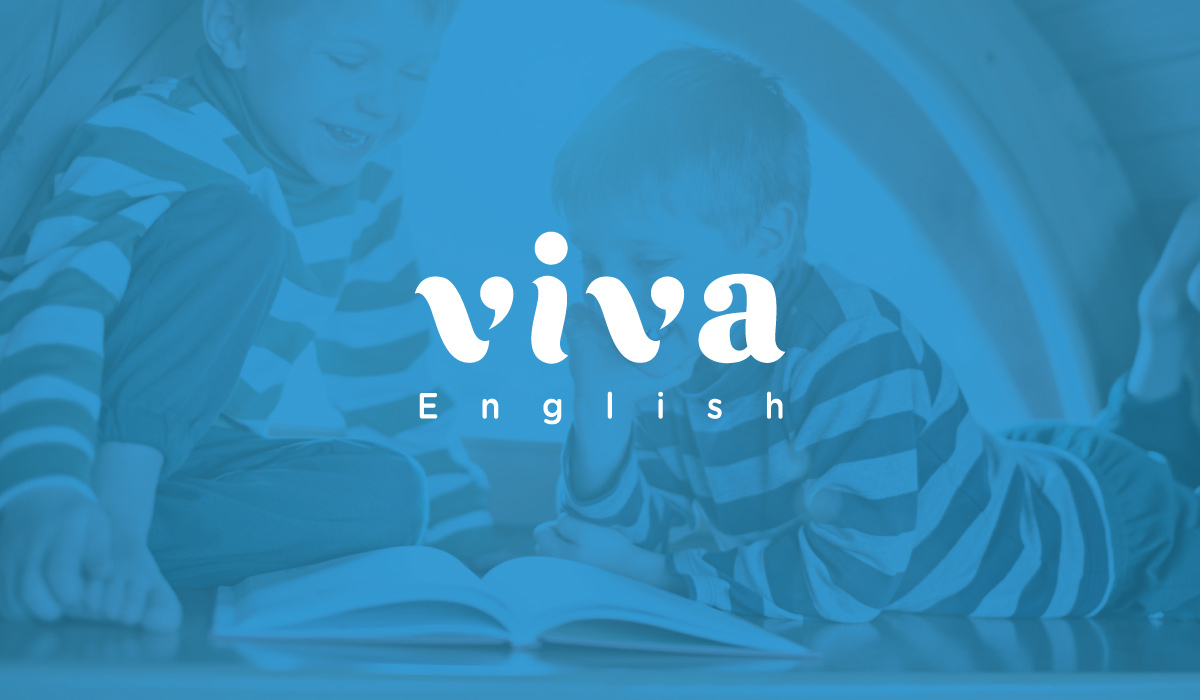 英语阅读培训机构 VIVA English 品牌设计图1