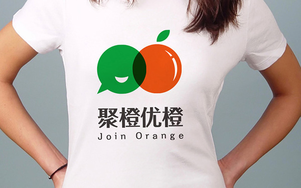 水果品牌 聚橙优橙 logo设计
