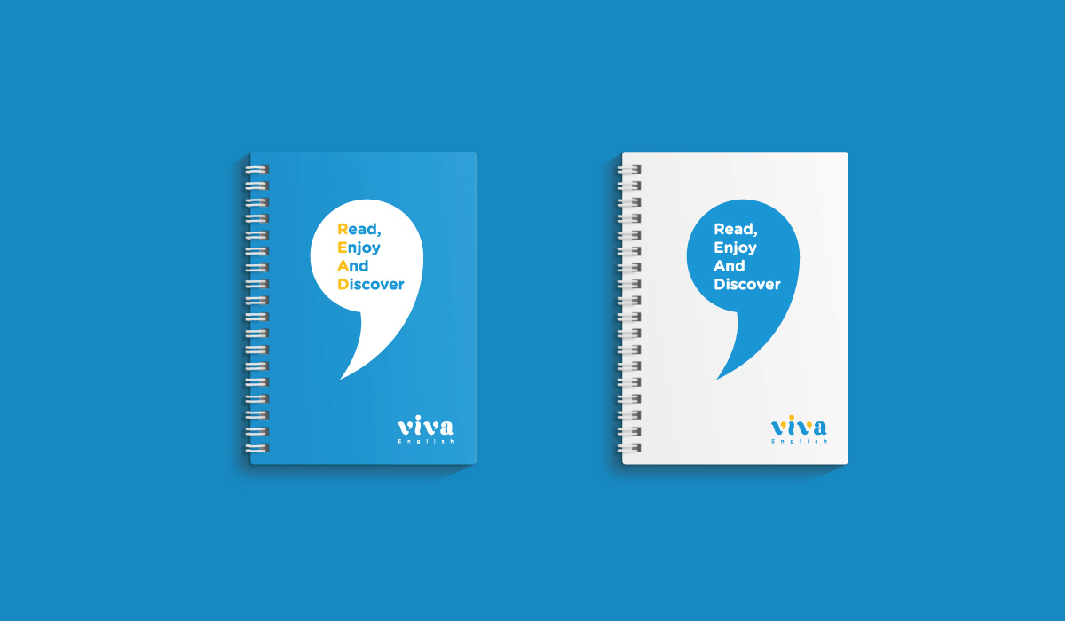 英语阅读培训机构 VIVA English 品牌设计图7