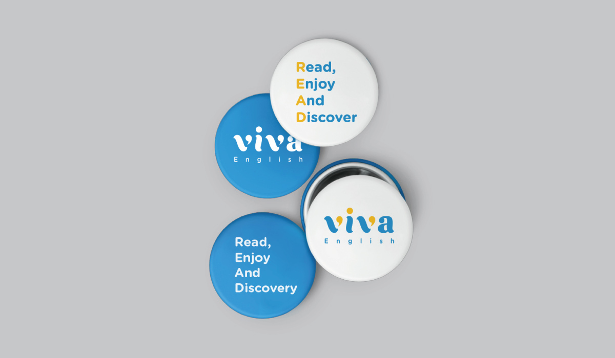 英语阅读培训机构 VIVA English 品牌设计图9
