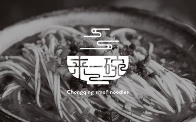 餐饮品牌 来一碗 重庆小面logo设计