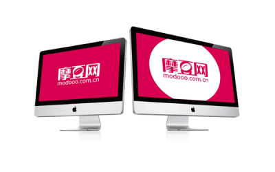 摩豆网logo、品牌官网设计