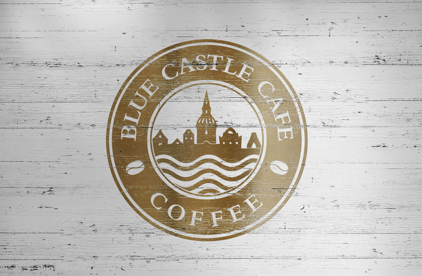 蓝堡咖啡品牌logo设计图7