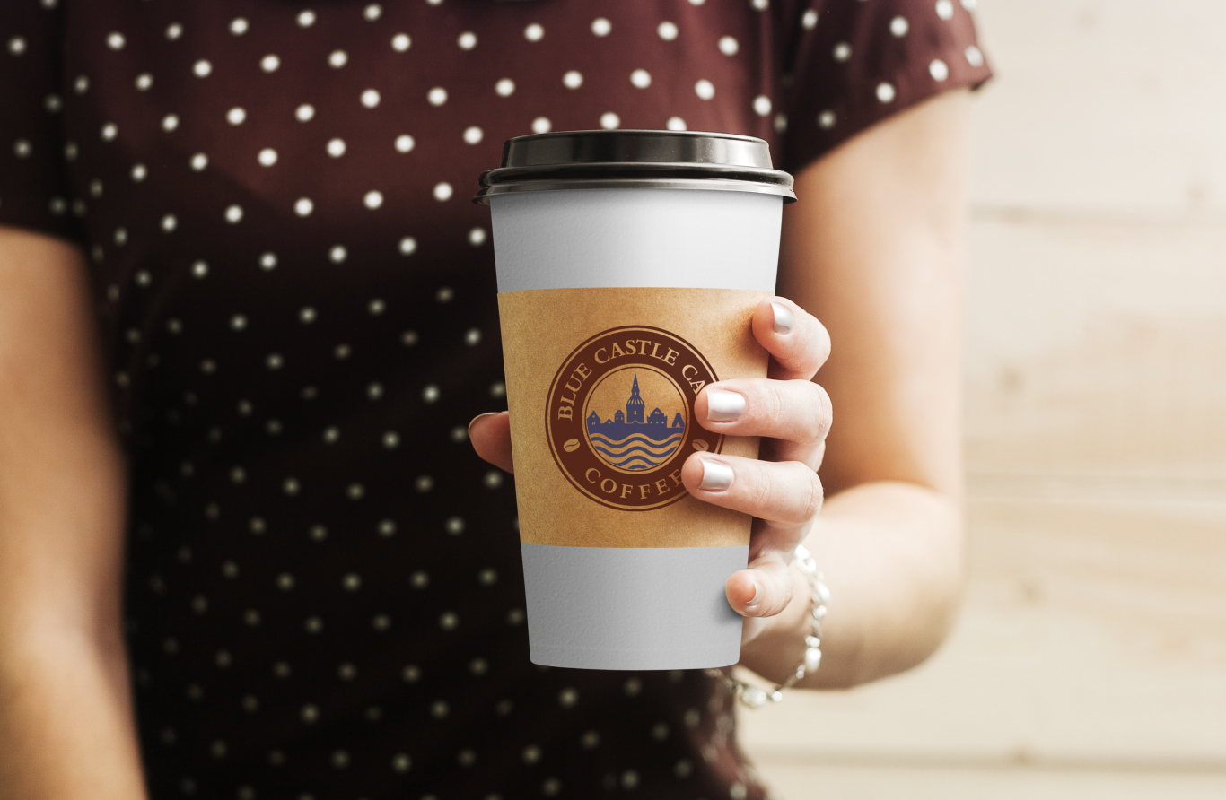 蓝堡咖啡品牌logo设计图9