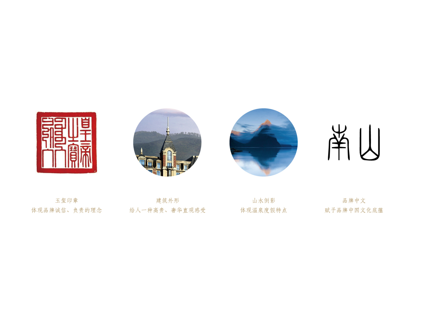 國信南山溫泉度假酒店品牌標志設計圖0