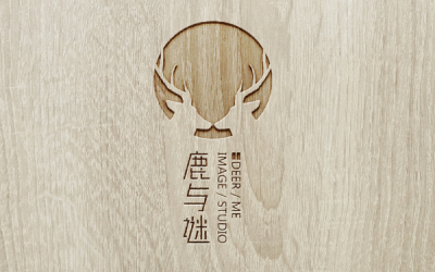鹿与谜 影像工作室logo设计