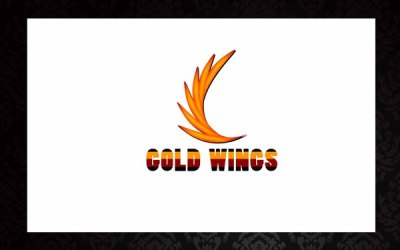 金色翅膀LOGO设计商标应用