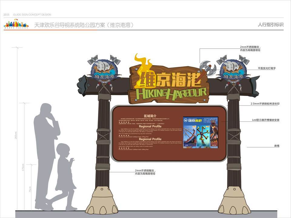 天津歡樂谷導示系統規劃設計圖2