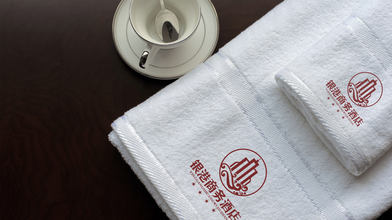 银港商务酒店品牌logo设计图6