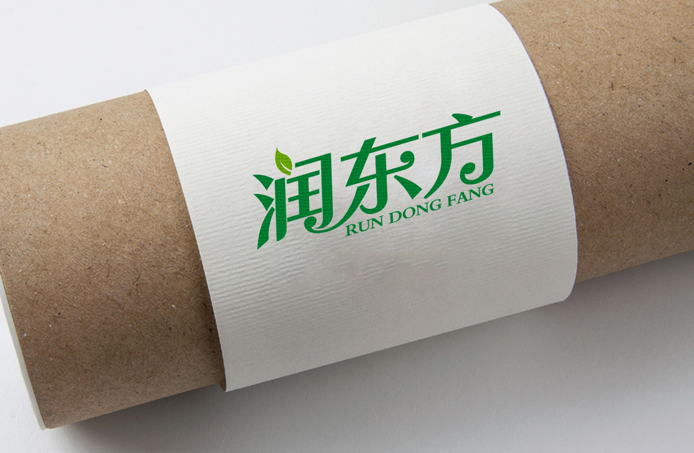 润东方农业品牌logo字体设计图5
