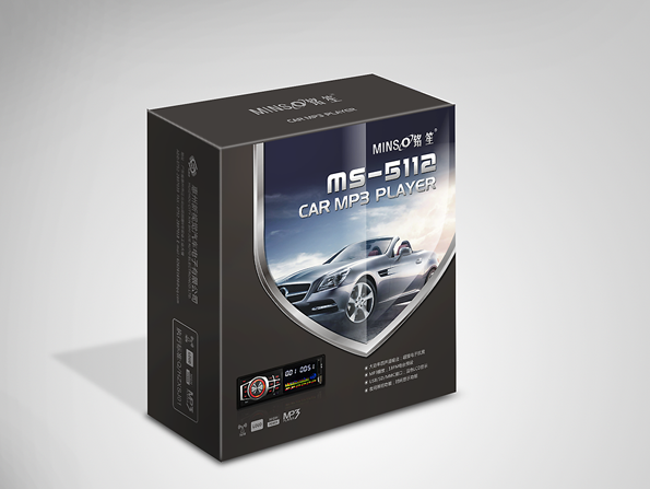 汽车品牌汽车MP3外盒包装设计图2
