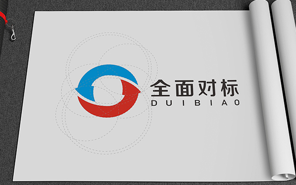 對標科技logo設計