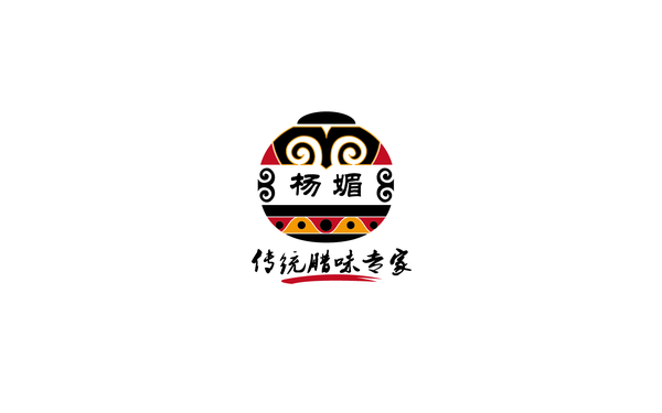 楊媚傳統臘味專家logo設計
