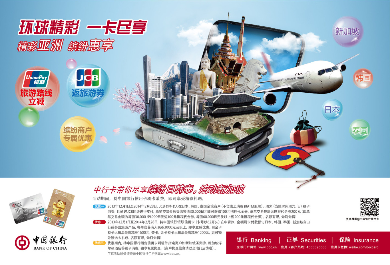 中国银行个人业务海报设计（包括信用卡分期、跨境消费、个人金融等等）图2