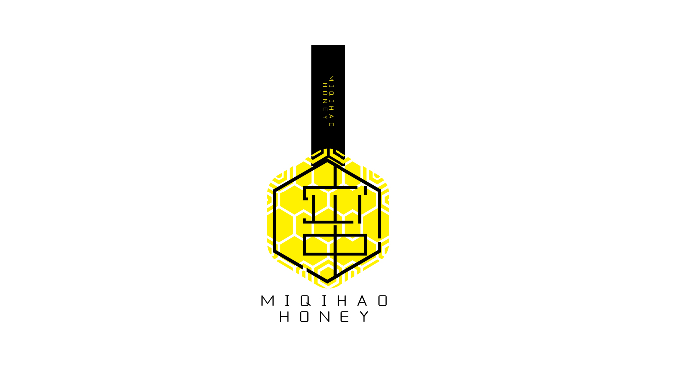 miqihao honey 品牌标志设计图2