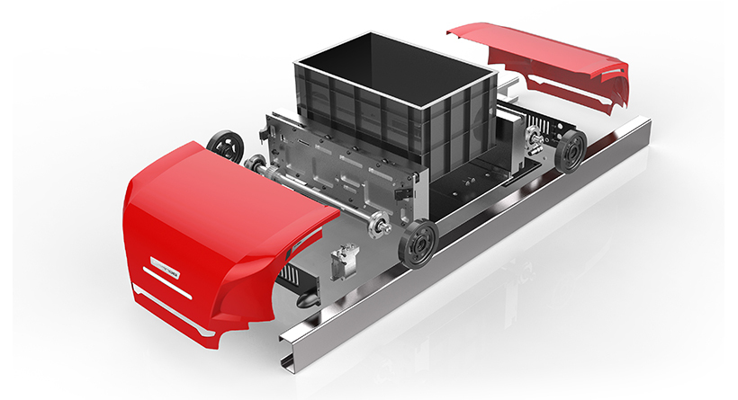 智能仓储穿梭车设计 堆垛机 智慧仓库