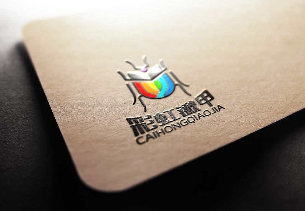 彩虹鍬甲logo設計圖6